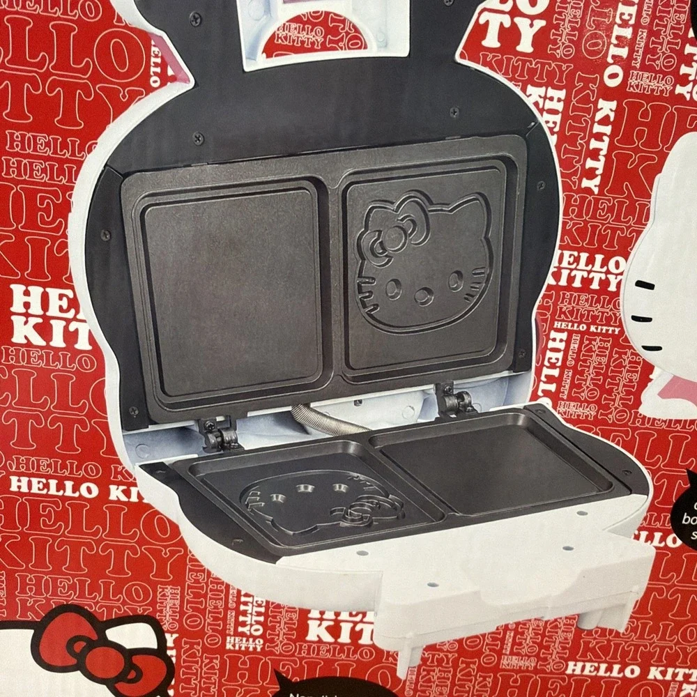 SANRIO HELLO KITTY HOT SANDWICH MAKER #KT5245A NEW IN BOX ~~SEE PICTURES ~~